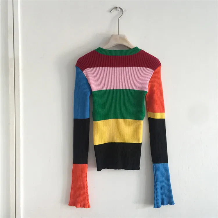 Sun Flower Knitted Sweater